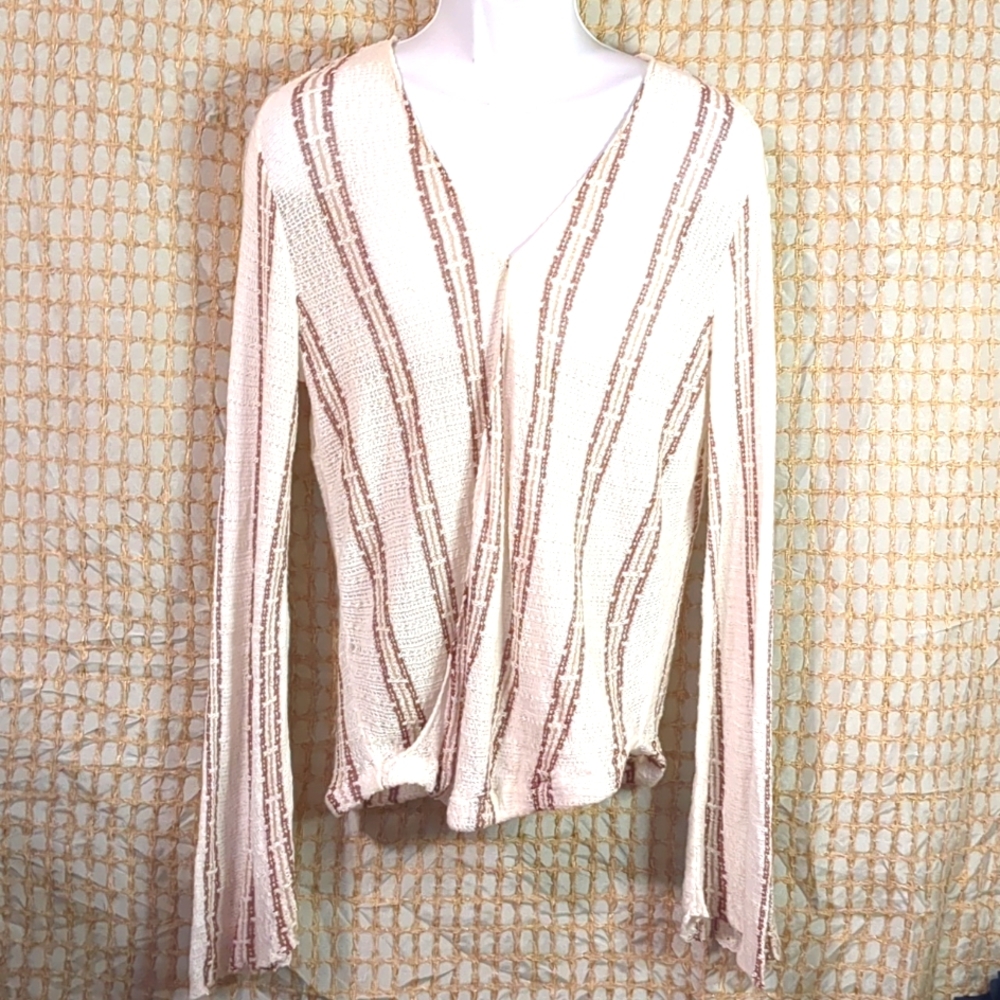 Oneil long sleeve sheer lightweight summer sweater coverup